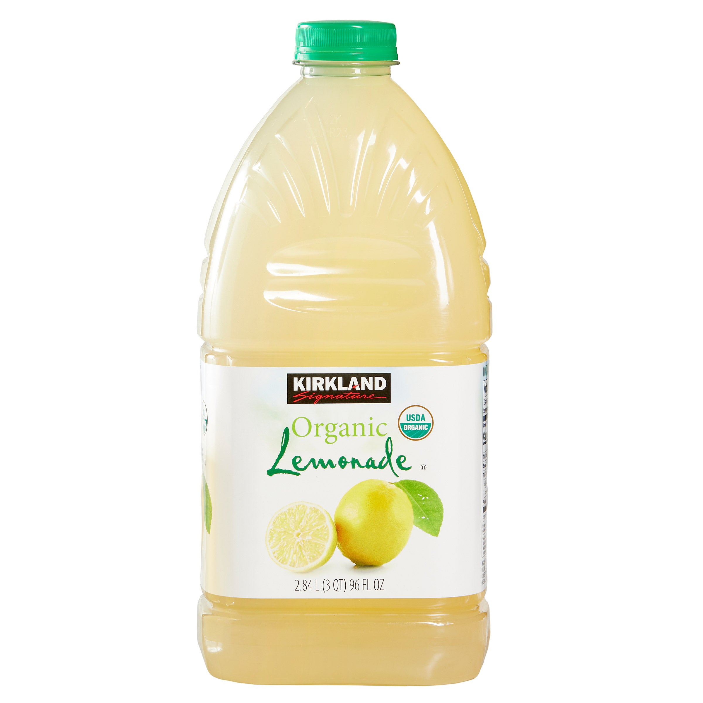 2026 Kirkland Signature, Organic Lemonade, 96 fl oz, 2-count
