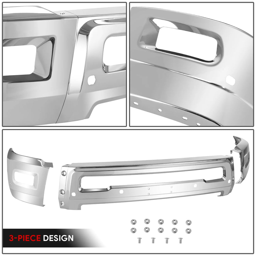 Modular Style Front Bumper w/ Fog Light Cutouts 10-18 Dodge Ram 2500 3500