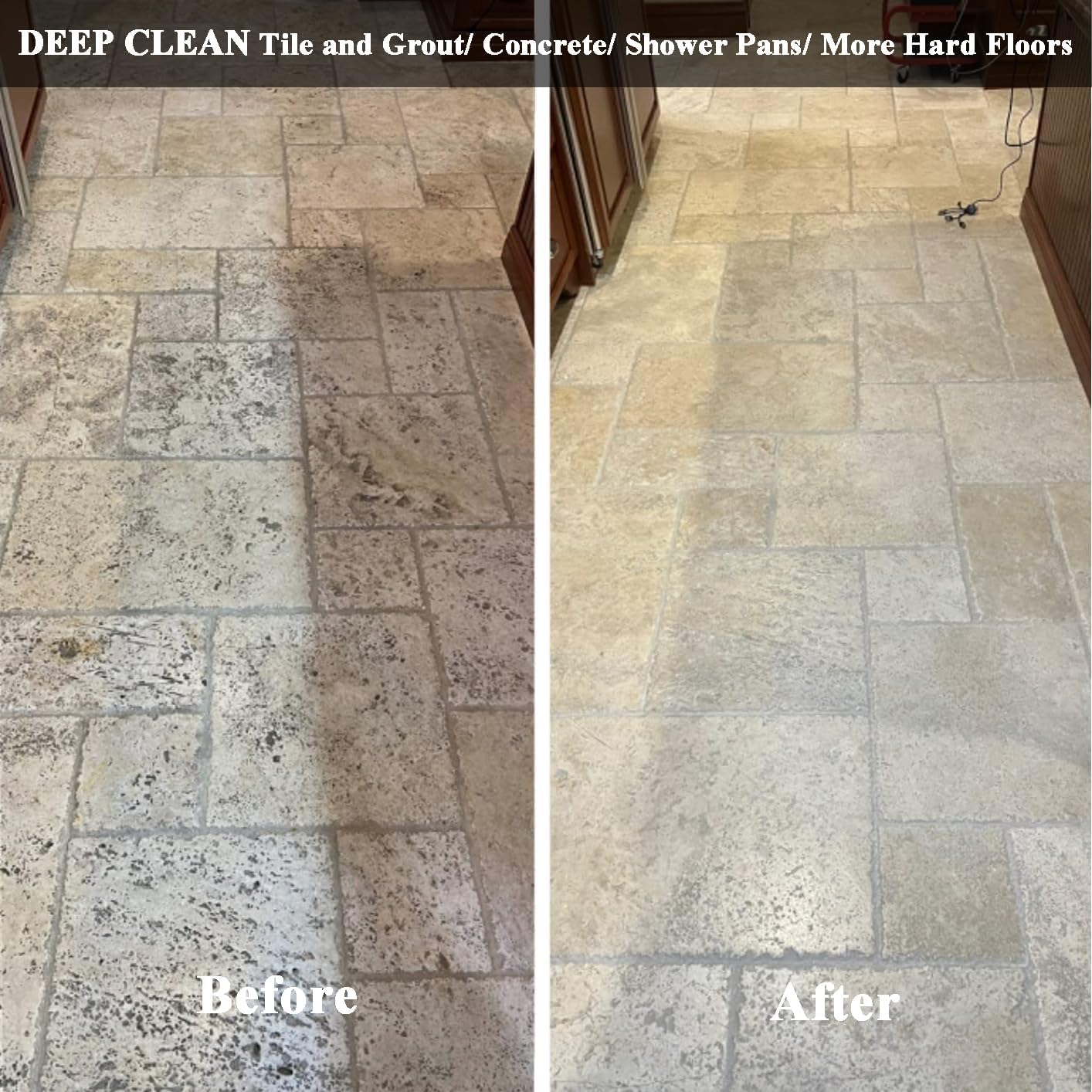 2026 Commercial Floor Scrubber Machine with Brushes and Pads, Heavy Duty Floor Buffer Polisher and Cleaner- Deep Cleaning Tile and Grout, Hardwood Floors and Carpets without Getting on Hands and Knees