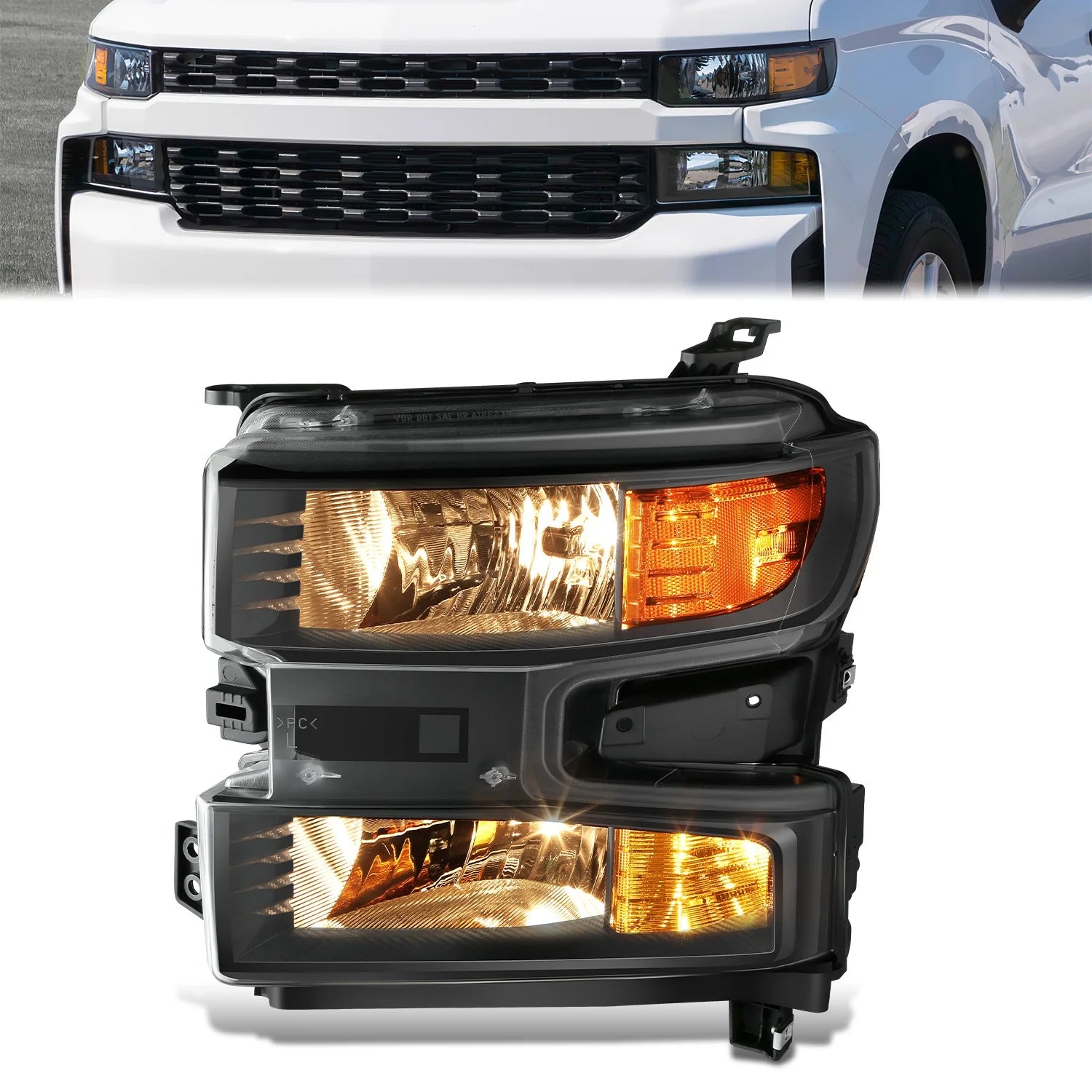 Factory Style Left Side Headlight19-21 Chevy Silverado 1500, 2022 LTD