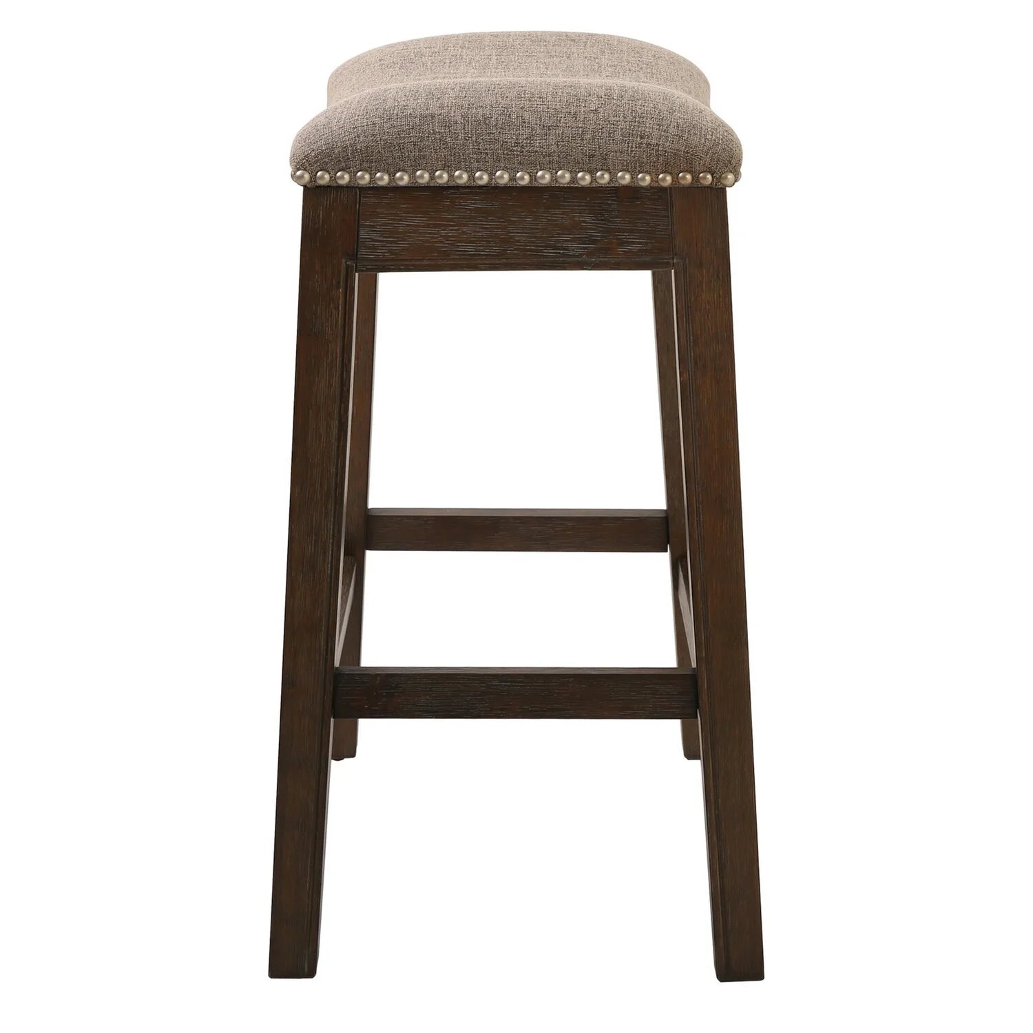 2026 New Ridge Home Goods 26" Saddle Wood Counter Height Stool Weathered Natural