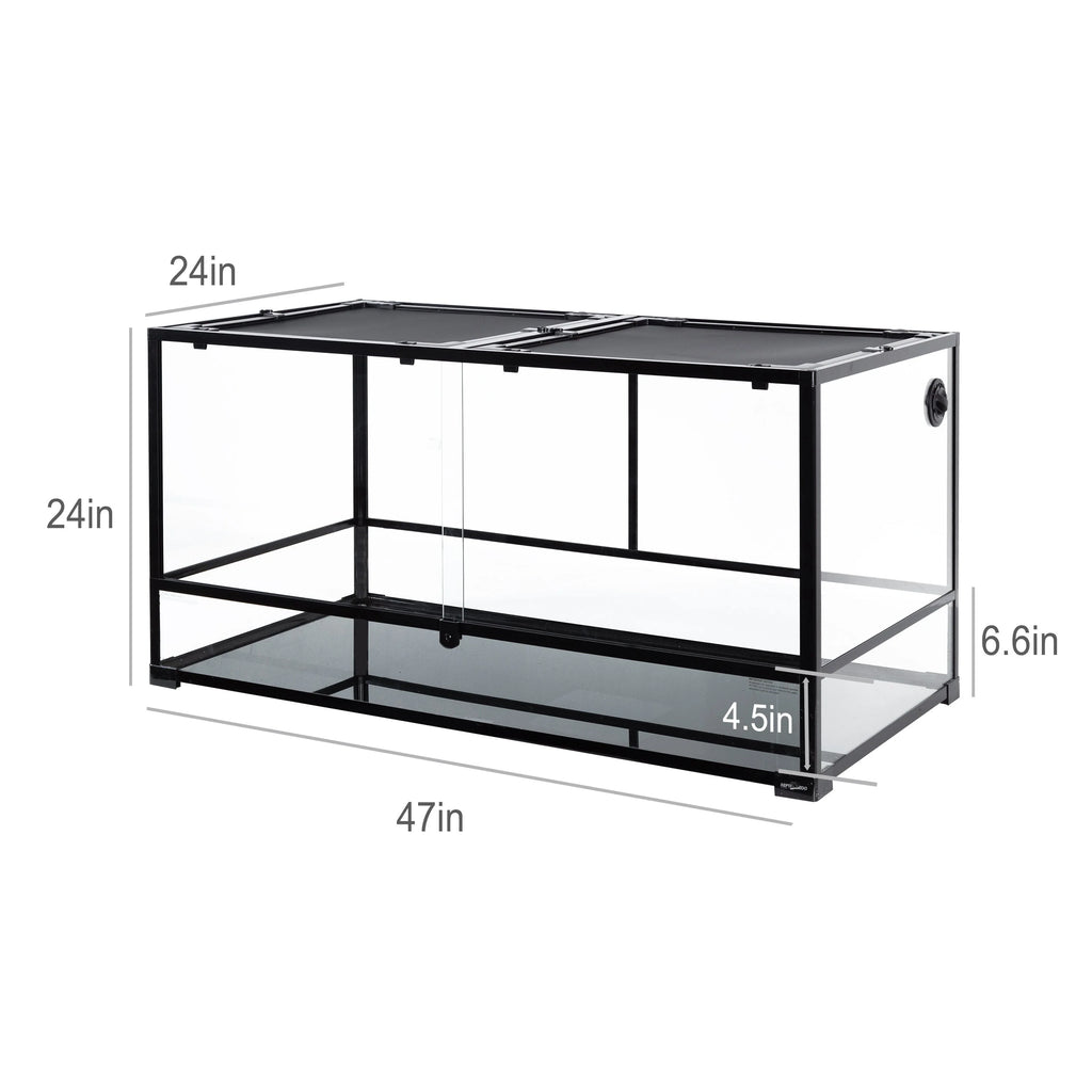 2026 REPTIZOO 120-Gallon Extra Large Reptile Terrarium