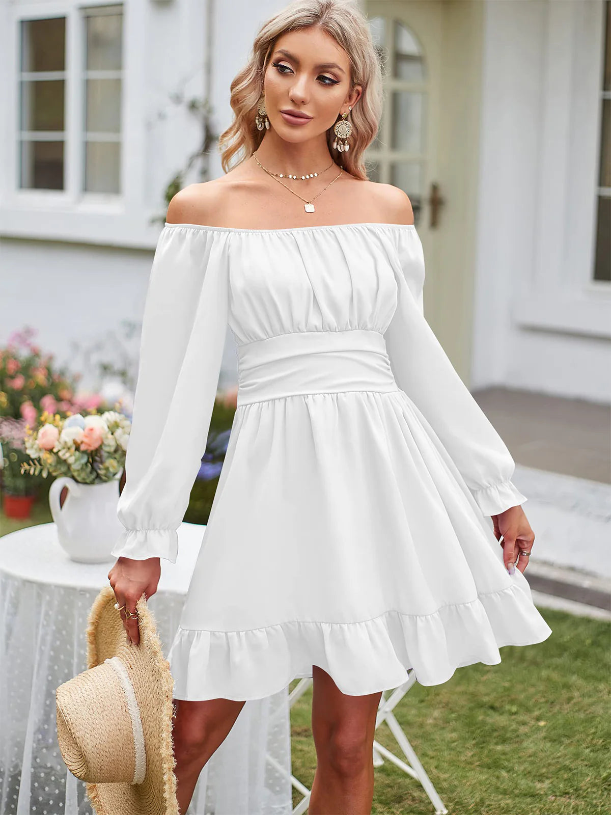 2026 Square Neck Strapless Homecoming Dress