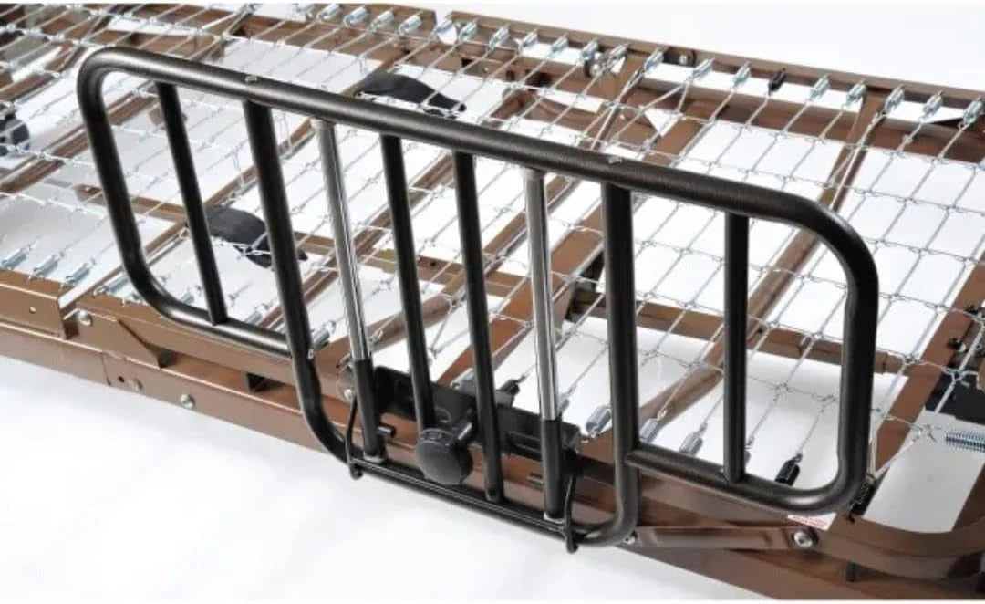 2026 Fully electric hospital bed set, foam mattress, half side rails