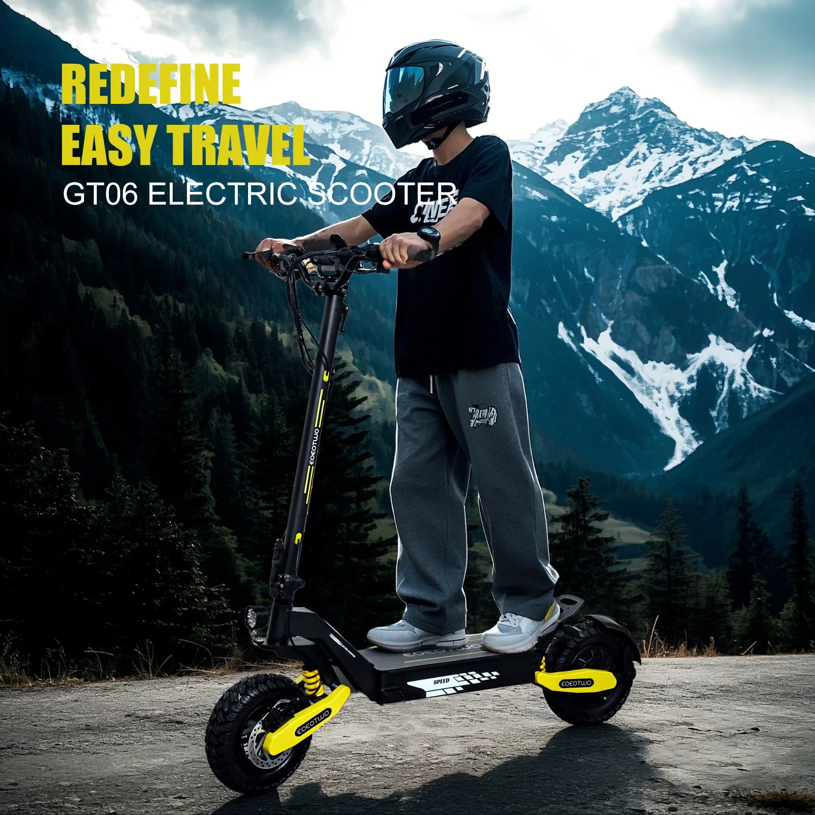 2026 Off Road Electric Scooter for Adults, 1200W Motor Fast E Scooter, Up to 28MPH Top Speed & 20Miles Long Range, 11" Off-Road Tires, 330lbs MAX Load, Foldable