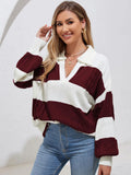 2026 Striped Long-Sleeve Jumper