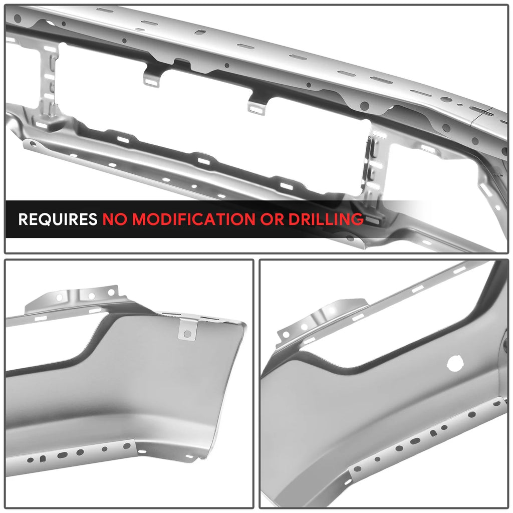 Modular Style Front Bumper w/ Parking Distance Holes21-23 Ford F-150