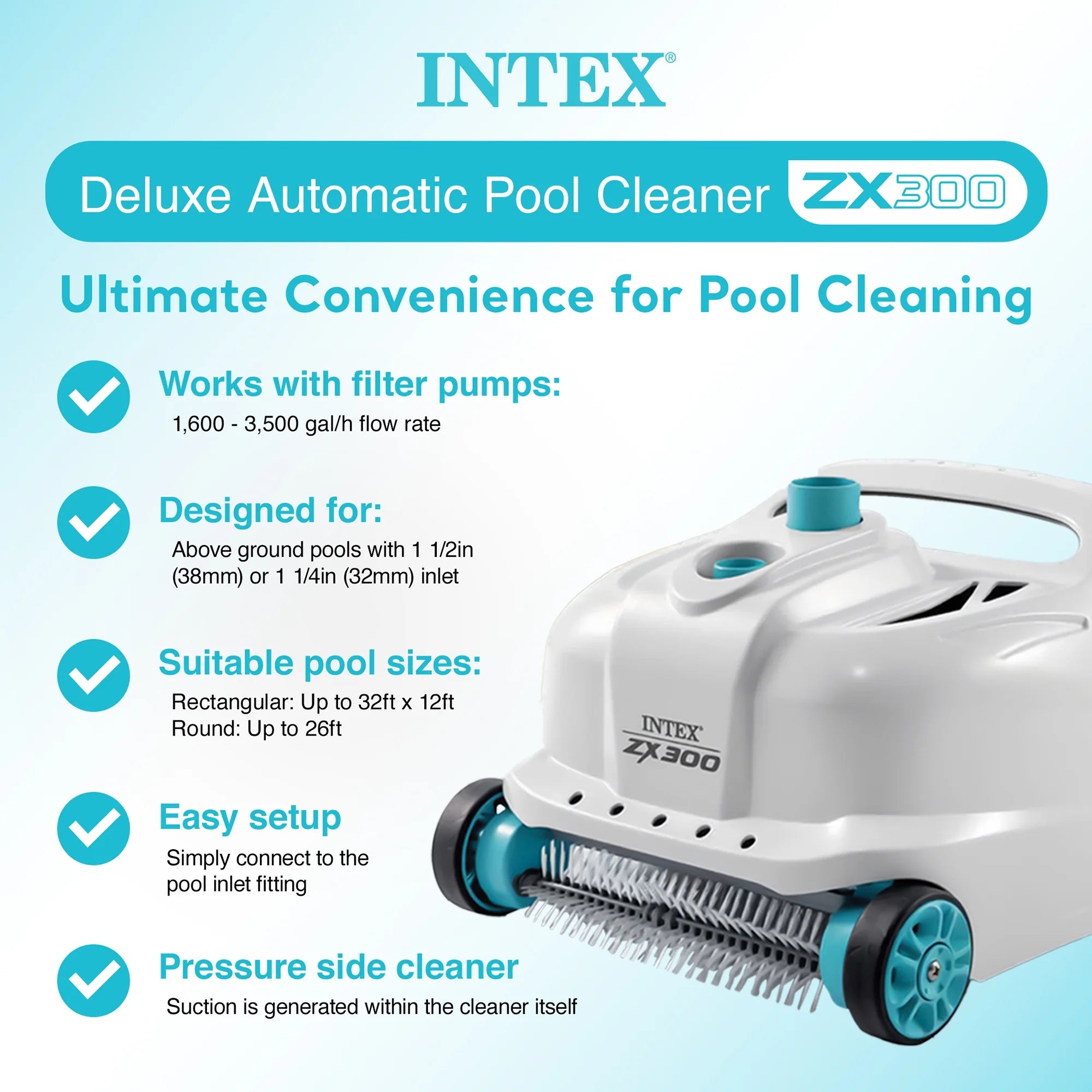 2026 INTEX 24ft x 12ft x 52in Ultra XTR Above Ground Pool, Floats (2 Pack), & Inflatable Cooler