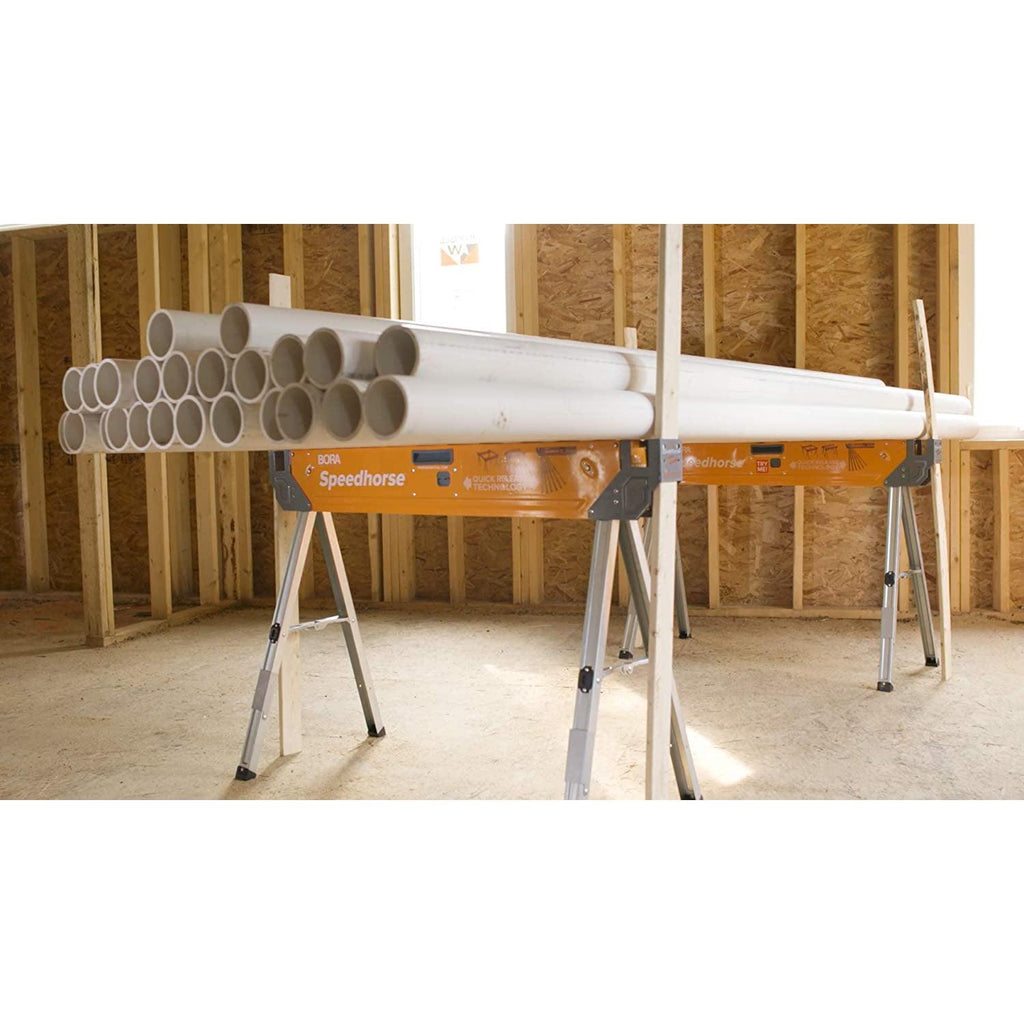 2026 30 in. H Steel Speedhorse Sawhorse with Auto Release Legs (2-Pack)