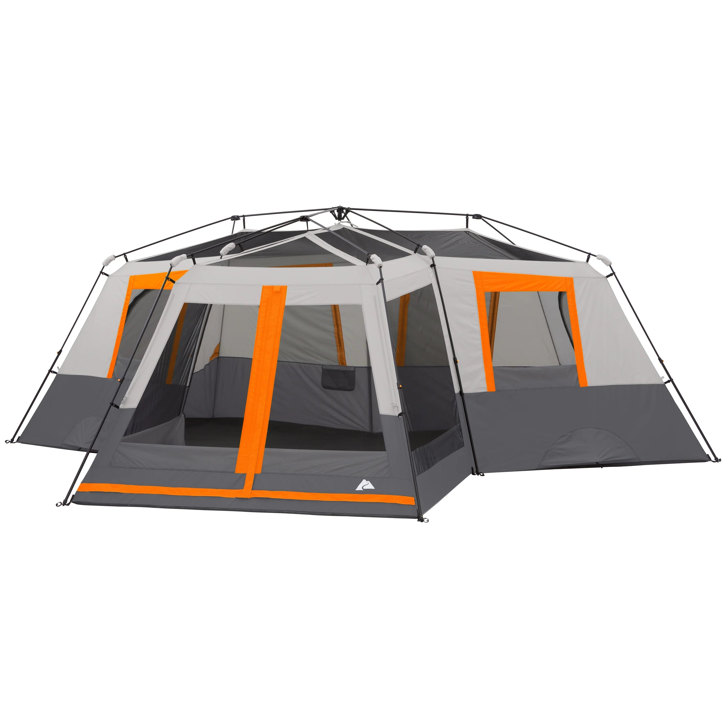 2026 Ozark Trail 20' x 18' 12-Person 3-Room Instant Cabin Tent with Screen Room, 56.5 lbs