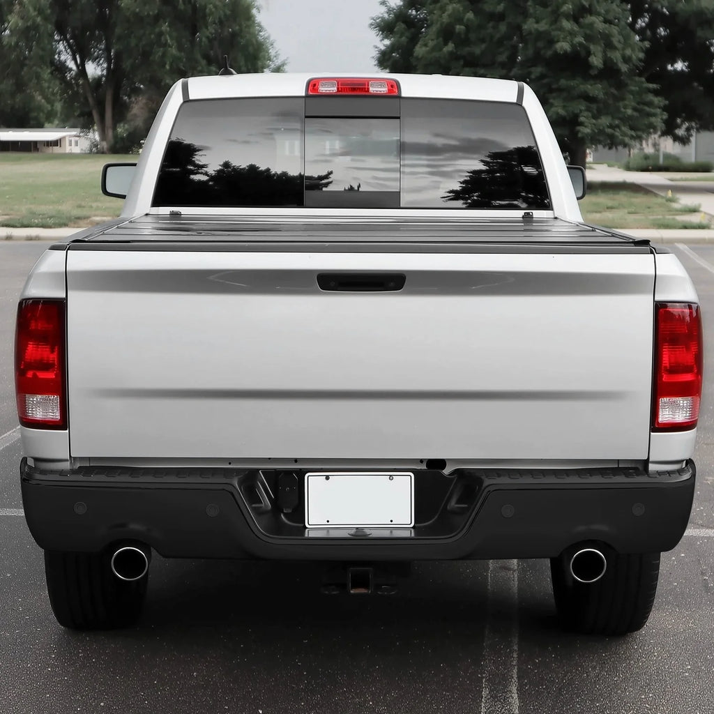 Modular Style Rear Step Bumper w/Dual Exhaust & Sensor Holes  09-19 Dodge Ram 1500