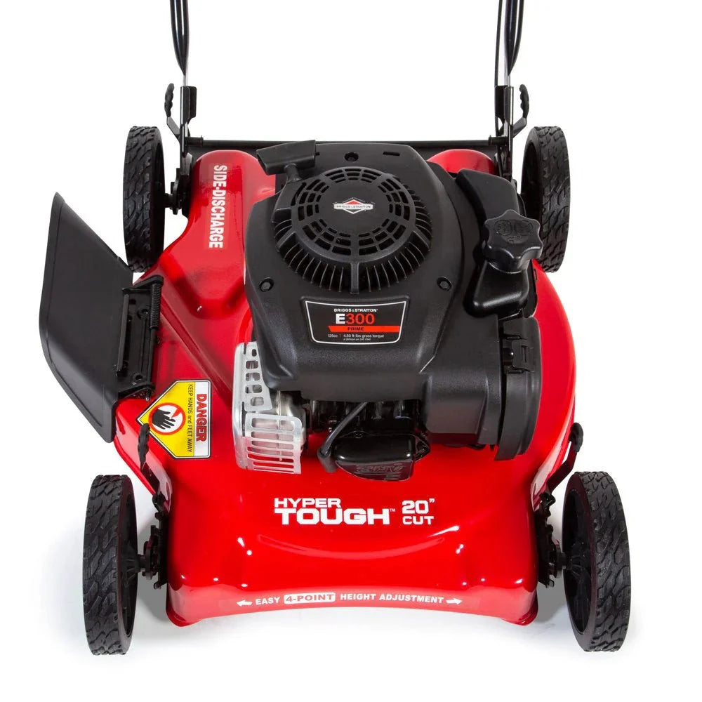 2026 20-inch petrol lawnmower with 125cc displacement and Briggs & Stratton engine