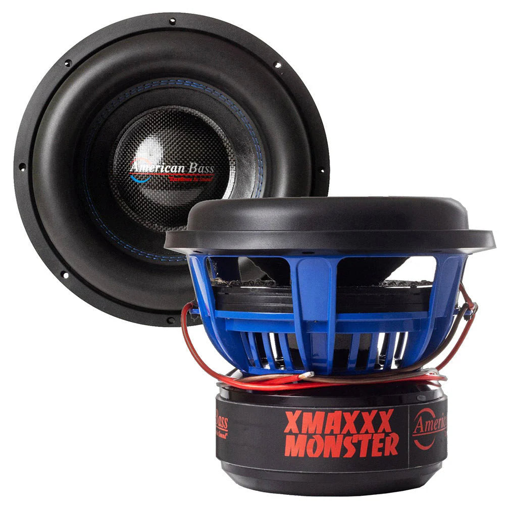 2026 NewAmerican Bass 12" Woofer 3500W RMS/7000W Max Dual 2 Ohm Voice Coils - 12XMAX