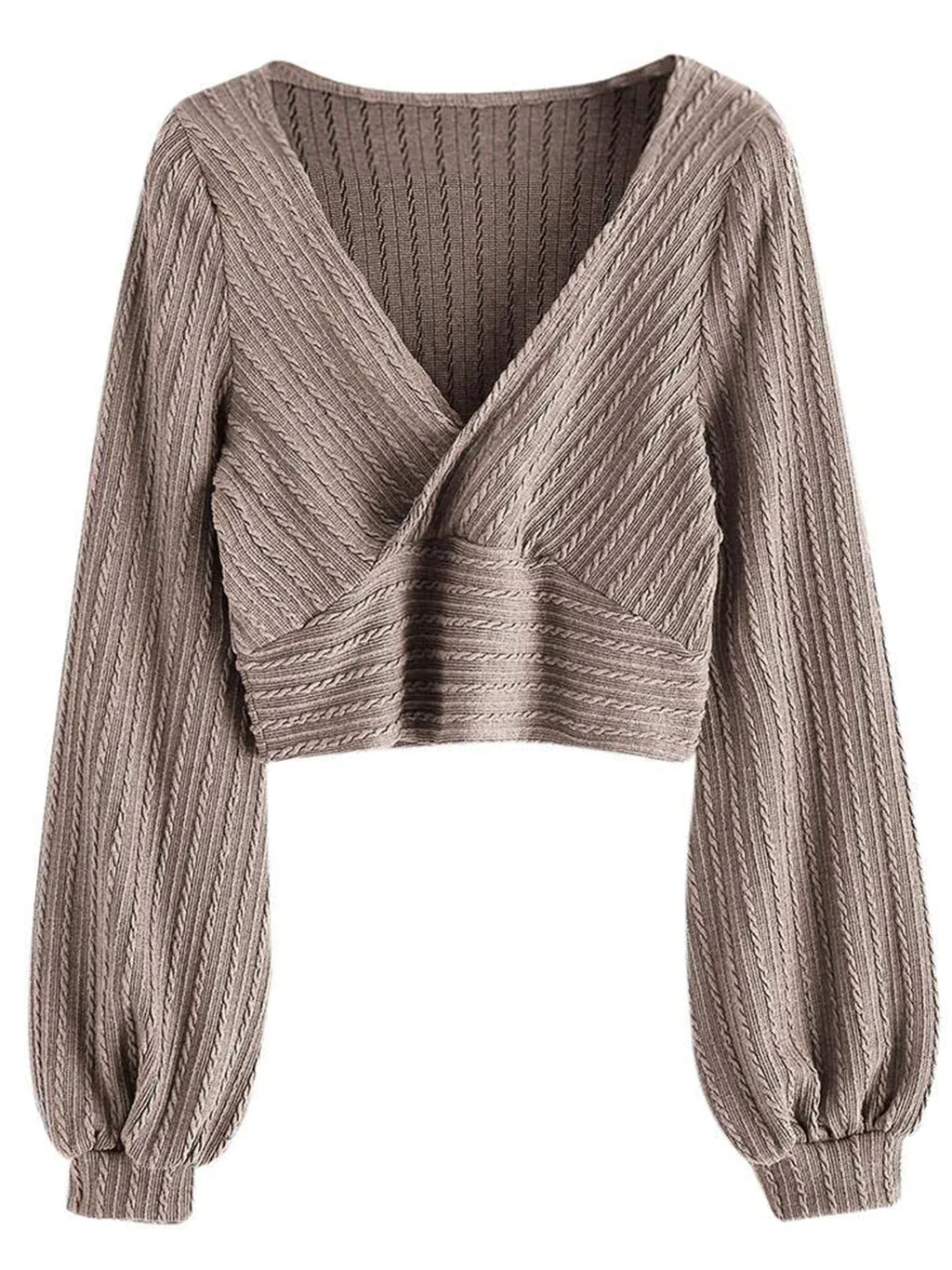2026 Ribbed Knit Sweater