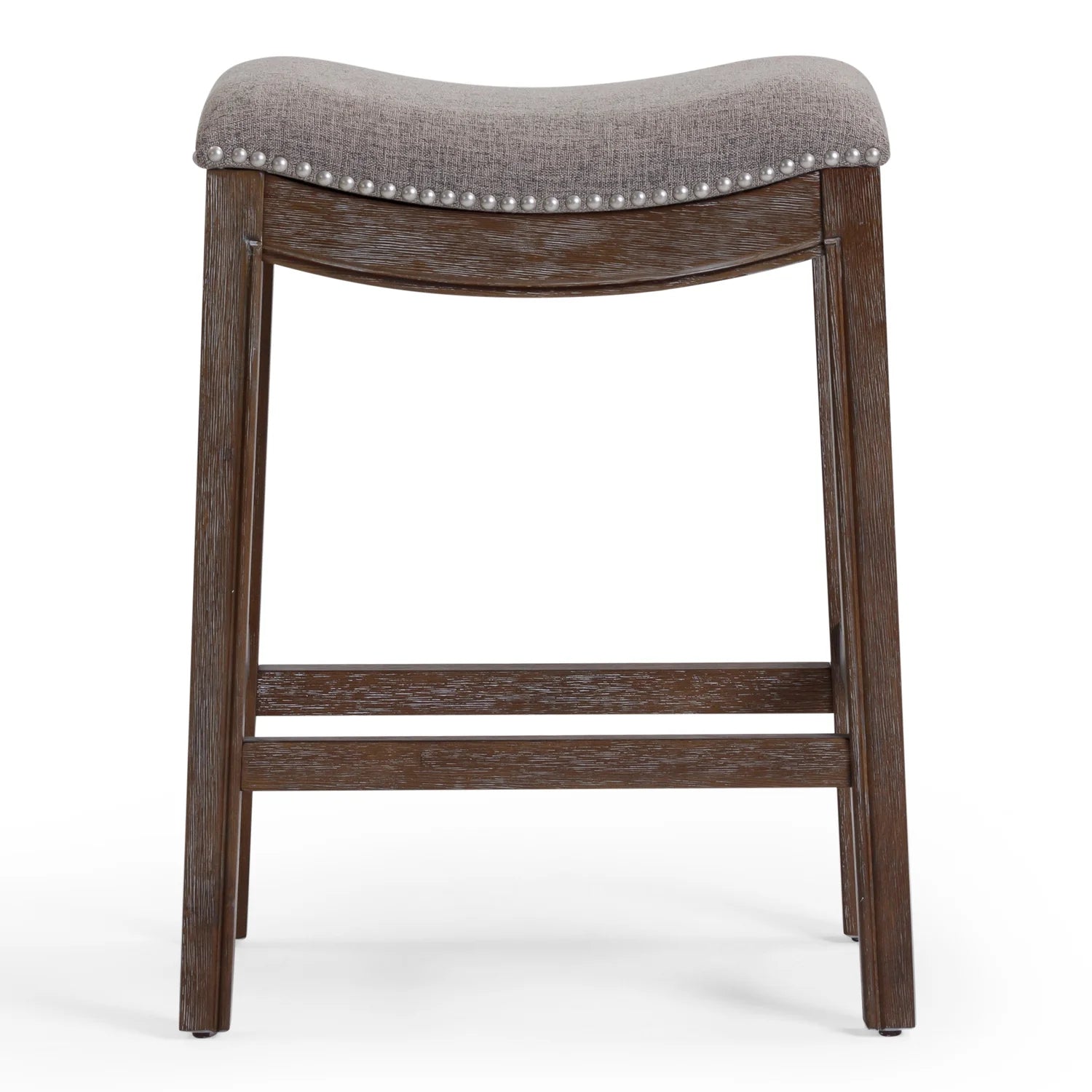 2026 New Ridge Home Goods 26" Saddle Wood Counter Height Stool Weathered Natural