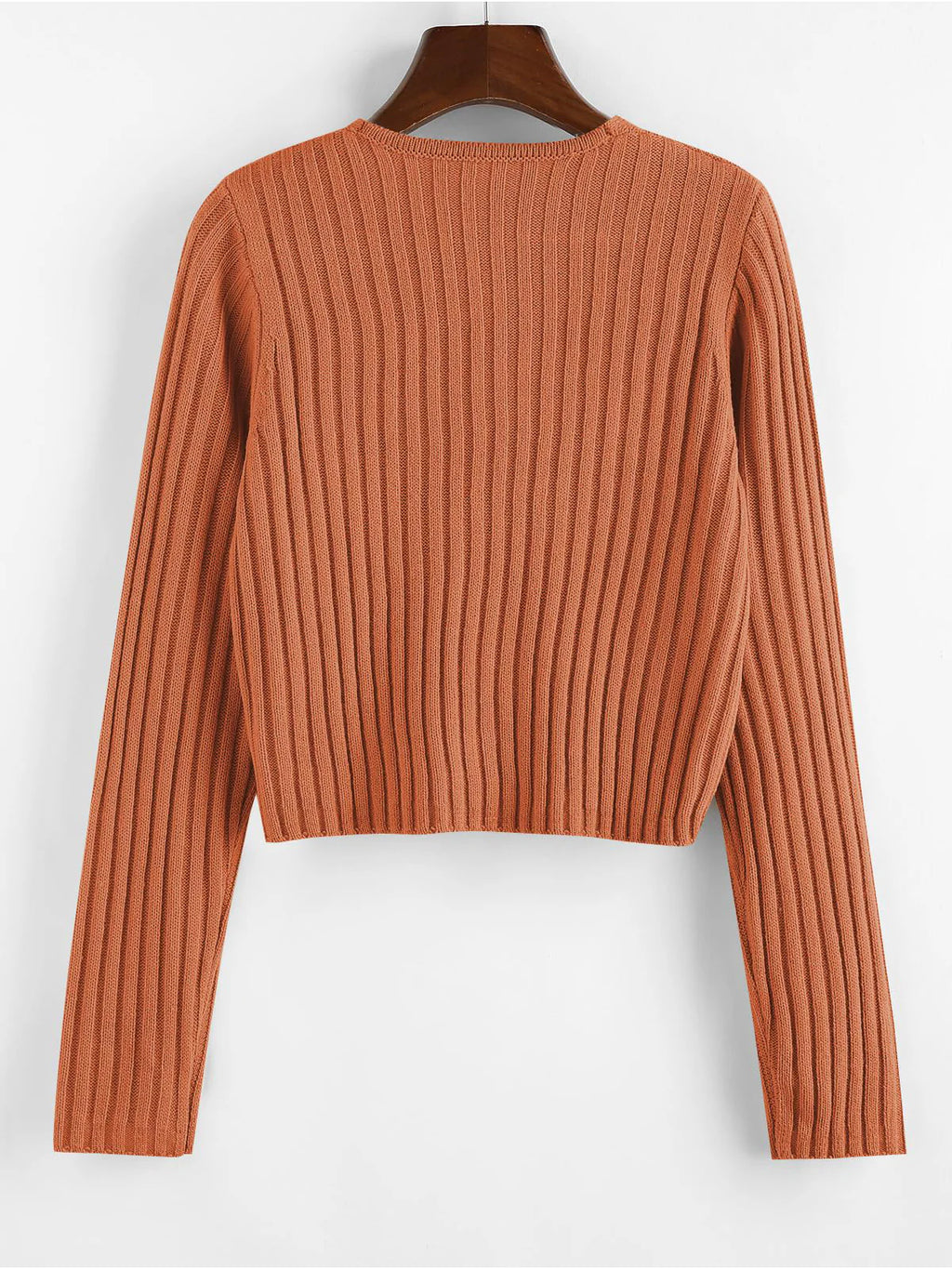2026 Ribbed Button Cardigan