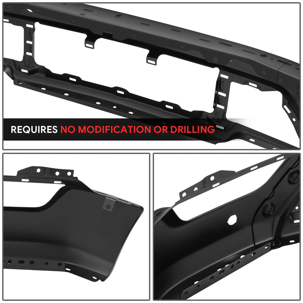 Modular Style Front Bumper w/ Parking Distance Holes21-23 Ford F-150