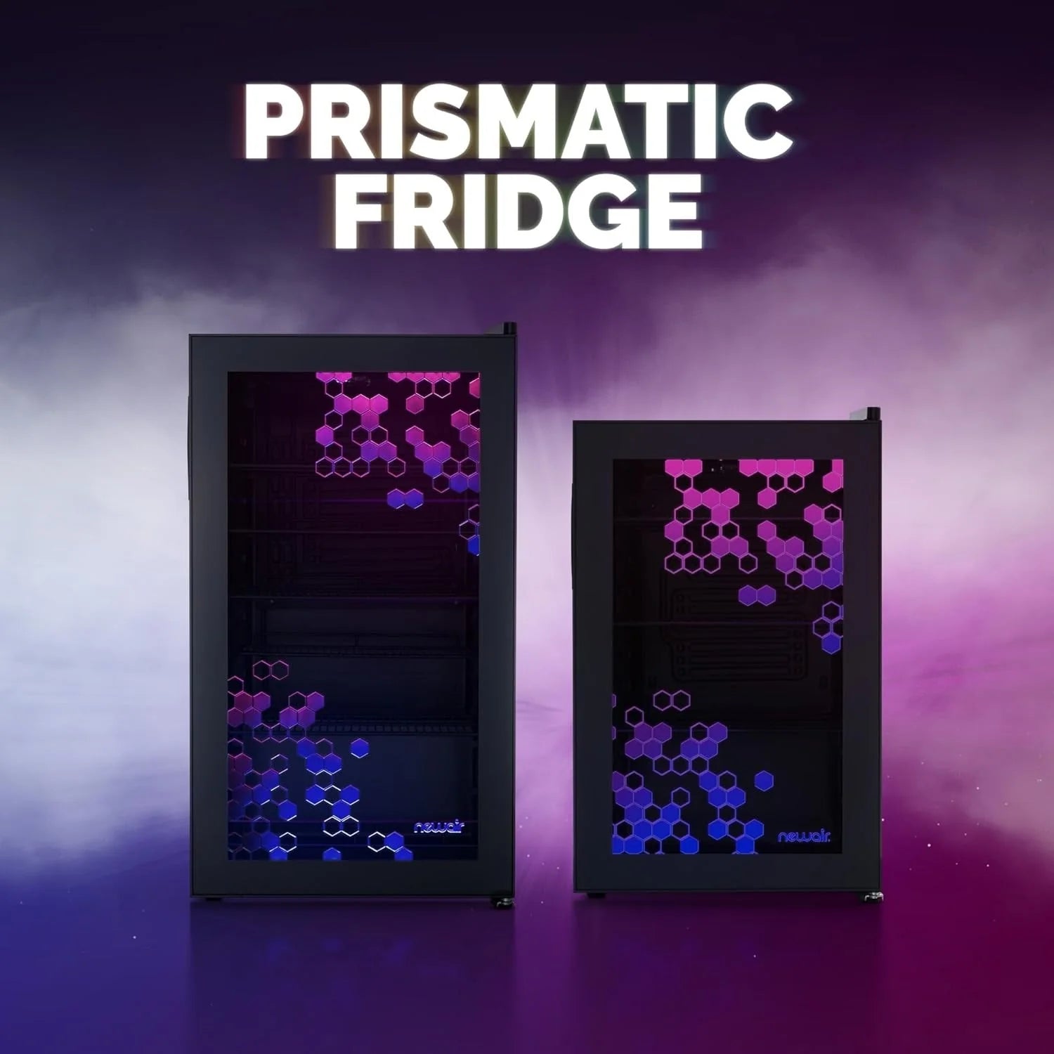 2026 Beverage Refrigerator Cooler | 126 Cans Free Standing with Right Hinge Glass Door | Mini Fridge Beverage Organizer Perfect For Beer, Wine, Soda, And Cooler Drinks