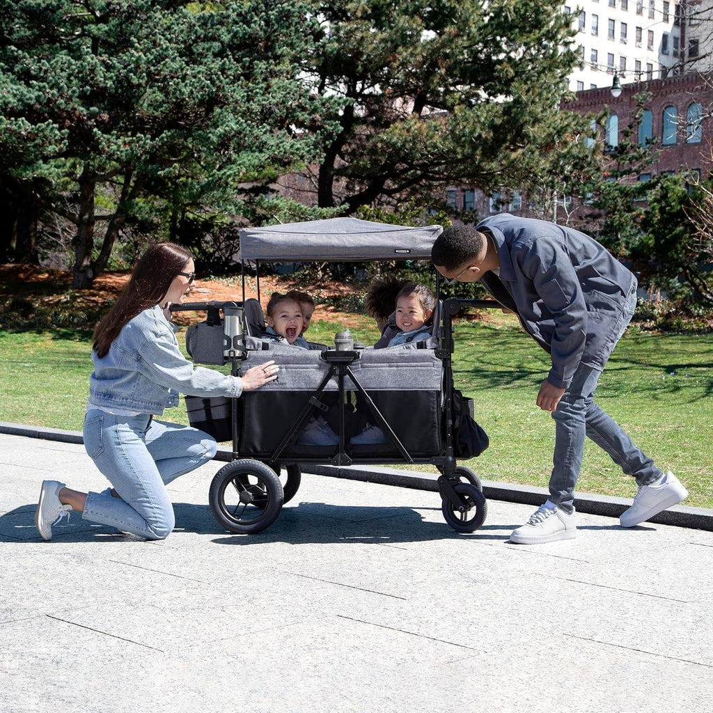 2026 Jeep Wrangler Deluxe 4-seater stroller by Delta Children Premium Quad stroller