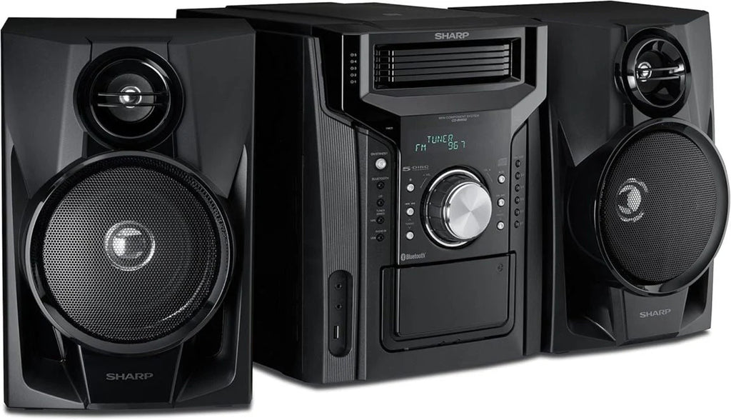 2026 CD-BH950 240W 5-way mini bookshelf speaker system with cassette deck and Bluetooth