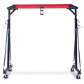 2026 2025 1-ton gantry crane, adjustable, 2200 lbs lifting capacity, height adjustable 96.5"-143.7", portable hoist for factory, construction site, warehouse, auto repair shop