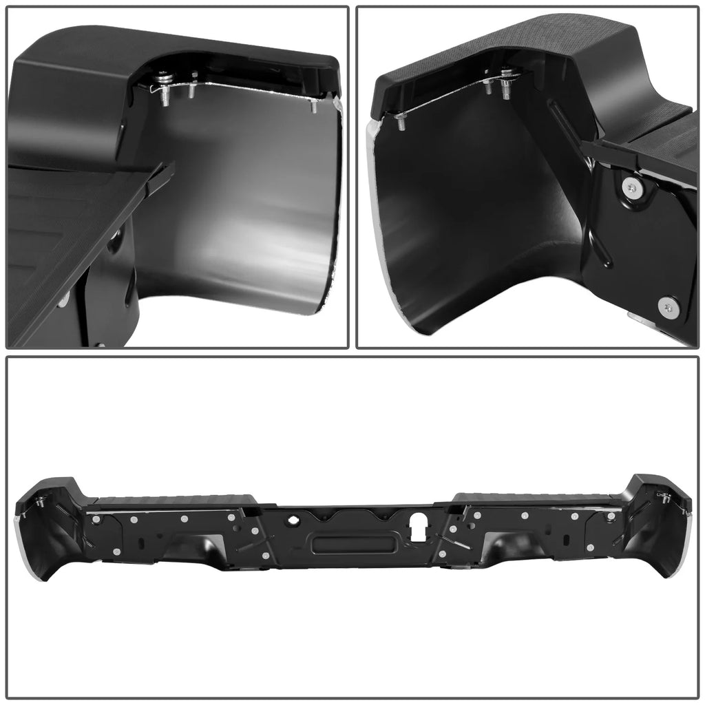 Rear Step Bumper W/License Plate Lamps  17-22 Ford F-250 F-350 Super Duty