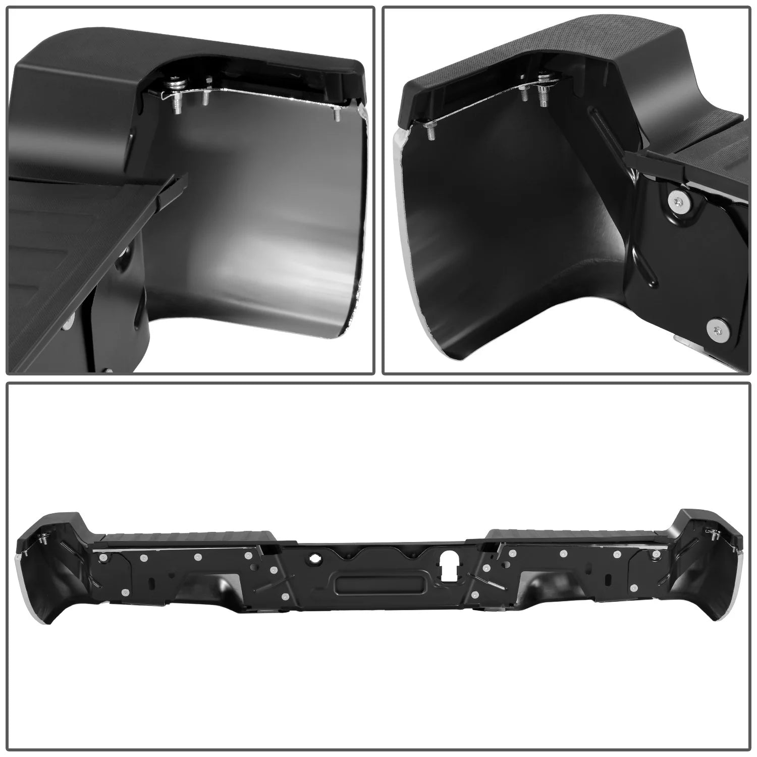 Rear Step Bumper W/License Plate Lamps  17-22 Ford F-250 F-350 Super Duty