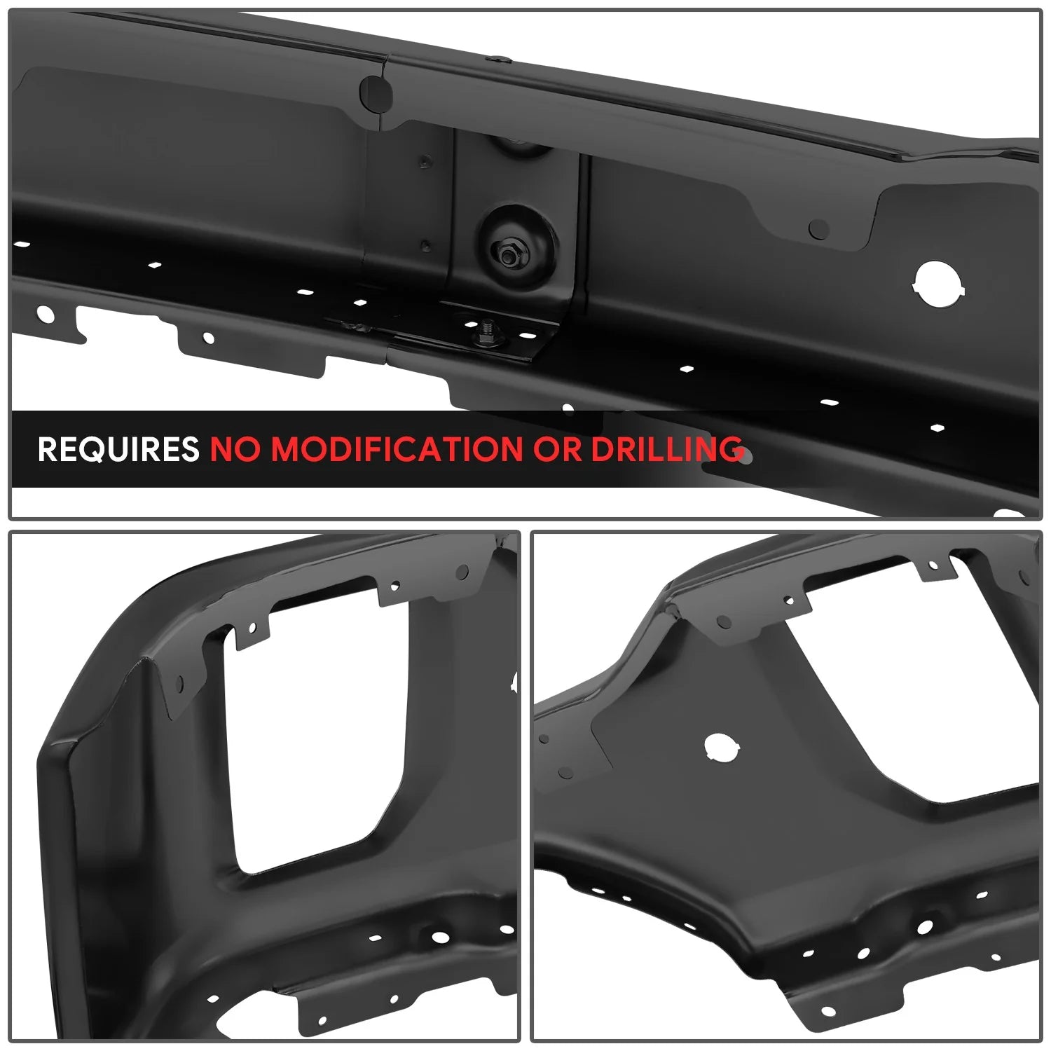 Modular Style Front Bumper w/ Parking Sensor Holes20-23 GMC Sierra 2500 3500 HD