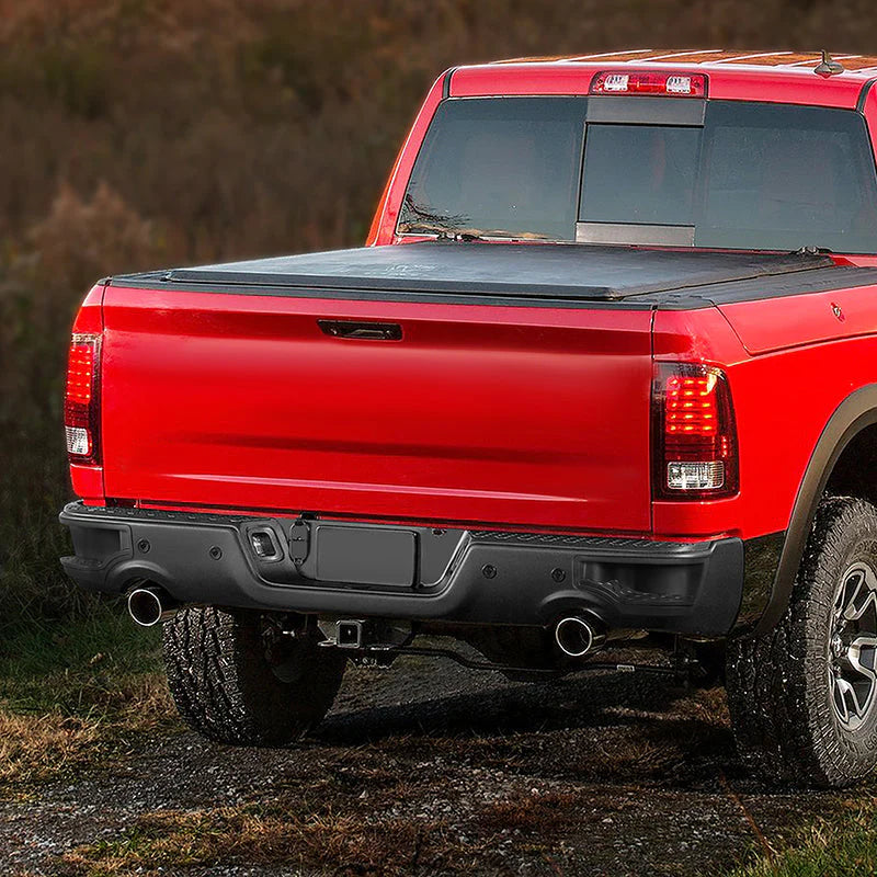 Rear Bumper (w/Dual Exhaust & Parking Sensor Holes) 11-18 Ram 1500, 19-23 1500 Classic