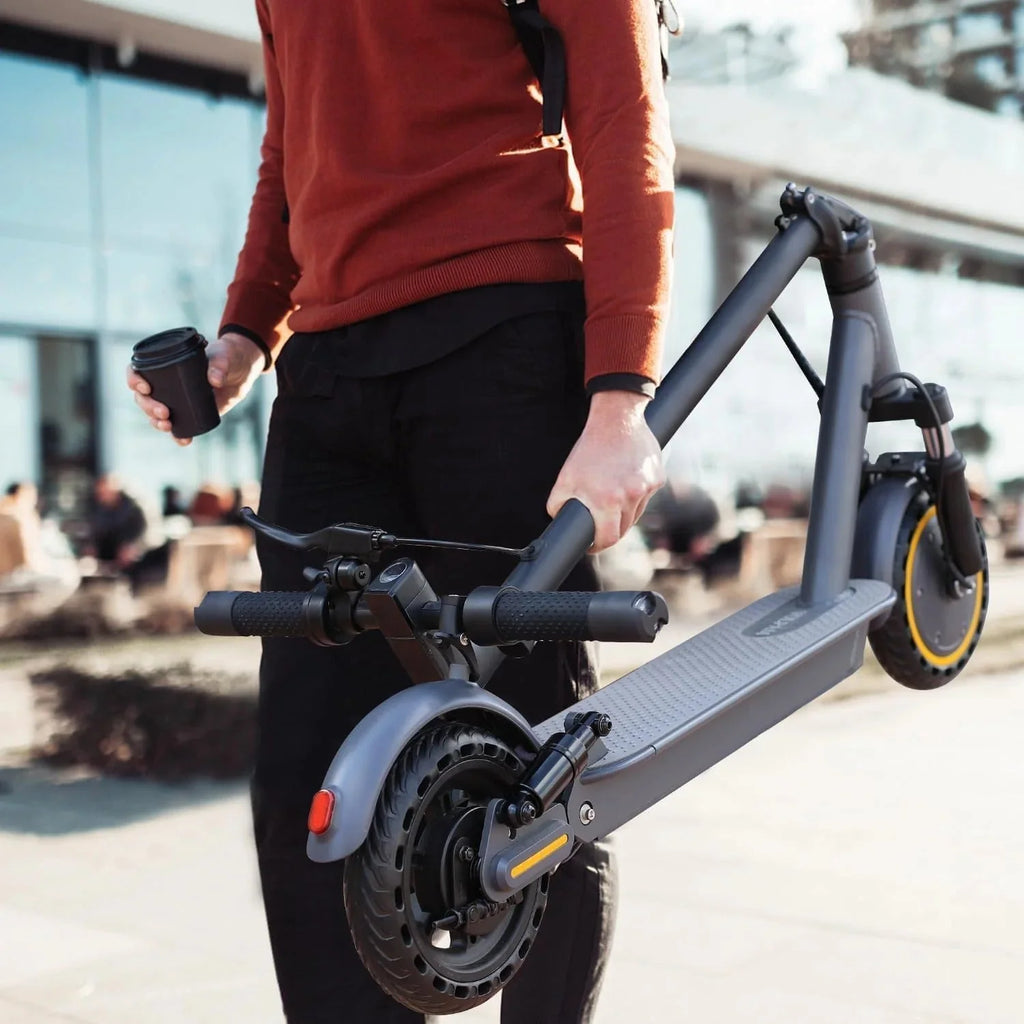 2026 Electric scooter, 350W/500W powerful motor, 8.5"/10" solid rubber tires, 19/22 mph, 28/21/12 mile range, dual brakes