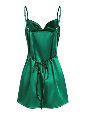 2026 Side Slit Satin Sexy Short Homecoming Dress