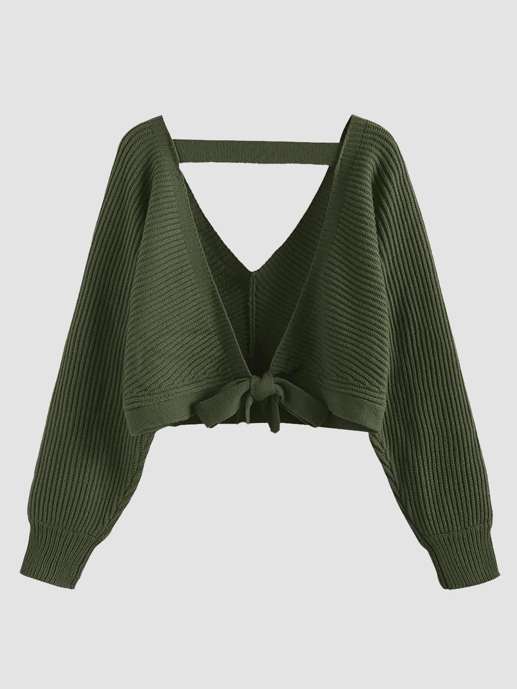 2026 Ribbed Knit Sexy Drop Shoulder Sweater