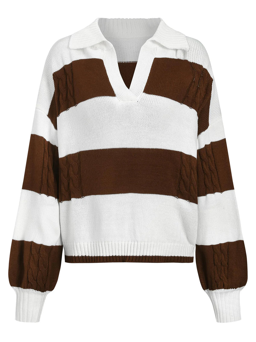 2026 Striped Long-Sleeve Jumper