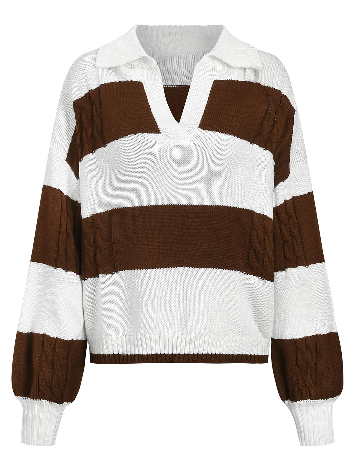 2026 Striped Long-Sleeve Jumper