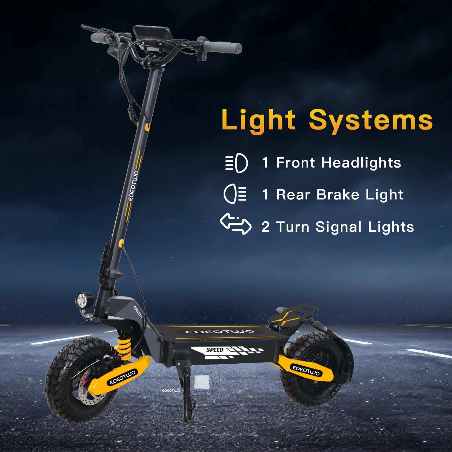 2026 Off Road Electric Scooter for Adults, 1200W Motor Fast E Scooter, Up to 28MPH Top Speed & 20Miles Long Range, 11" Off-Road Tires, 330lbs MAX Load, Foldable