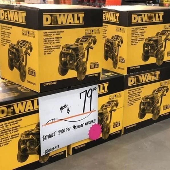 2026 DeWalt Pressure Ready 2025 3400 PSI 2.5 GPM Cold Water Petrol Pressure Washer