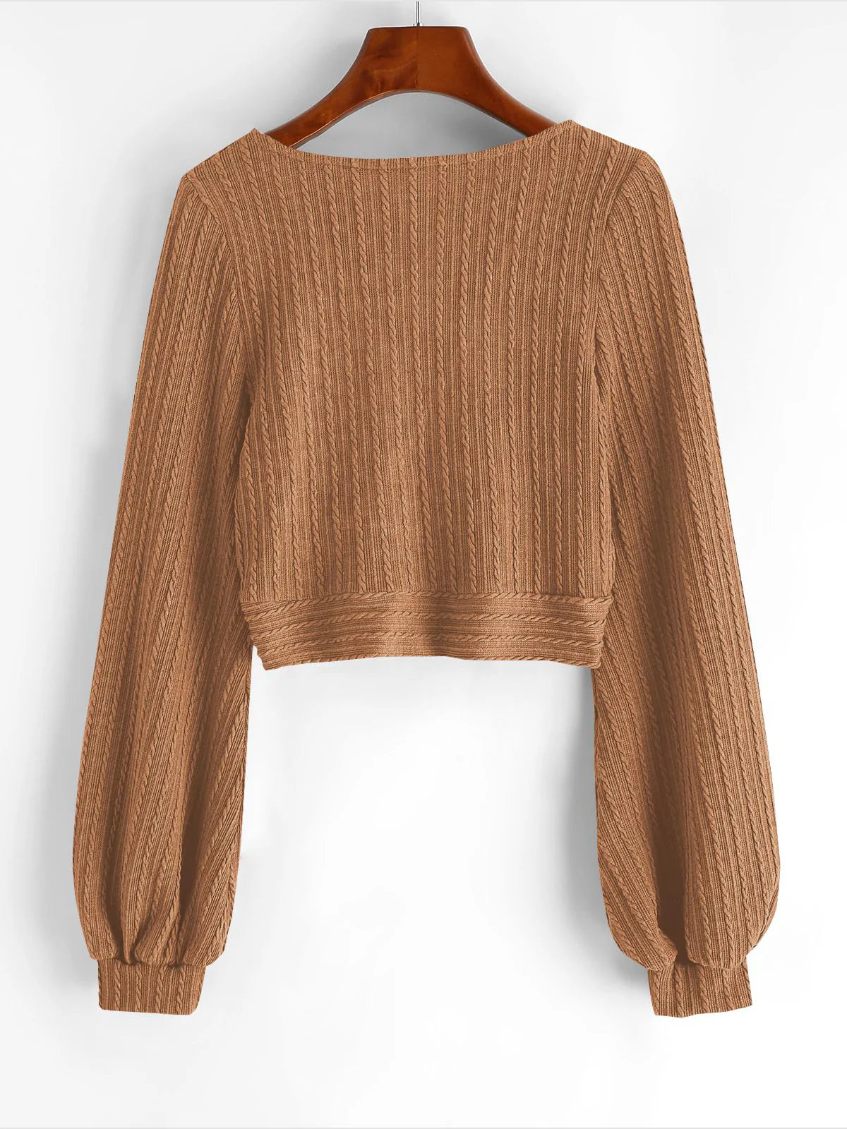 2026 Ribbed Knit Sweater
