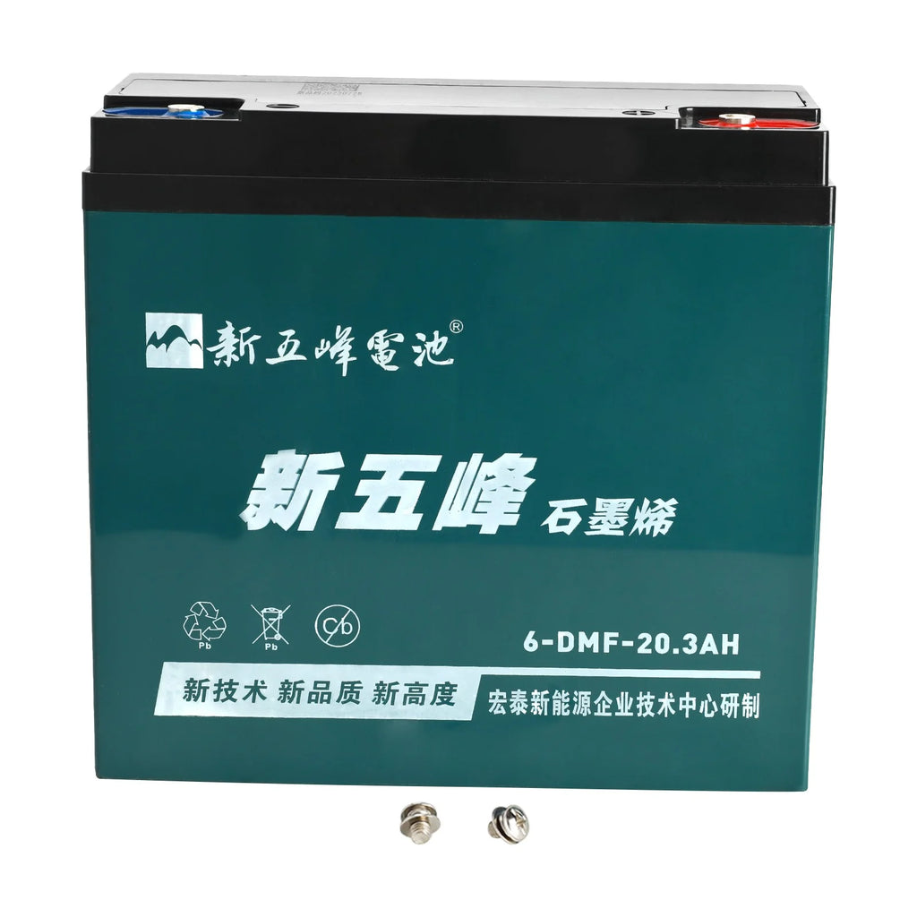 2026 12V 20Ah Battery 6-DMF-20 Sealed Lead Acid Battery 6-DZM-20 for Mobility Scooter Electric Go Kart E Bike Motorcycle Golf Carts Electric Wheelchair ATV UTV Generator