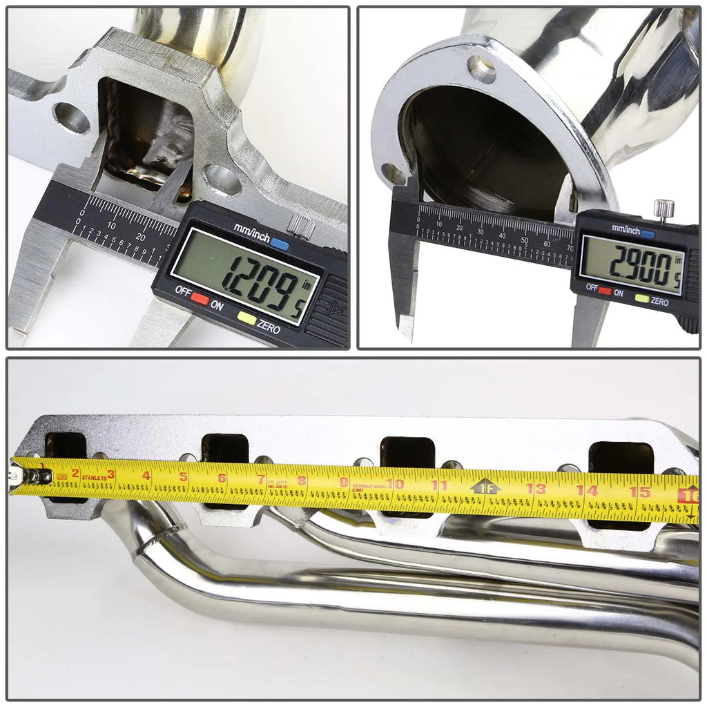 64-77 Ford Mustang 67-70 Mercury Cougar 260 289 302 V8 4-1 Exhaust Headers - Stainless Steel