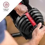 2026 Bowflex SelectTech 552 Adjustable Dumbbells (pair), 2.3–23.8 kg, space-saving home fitness equipment