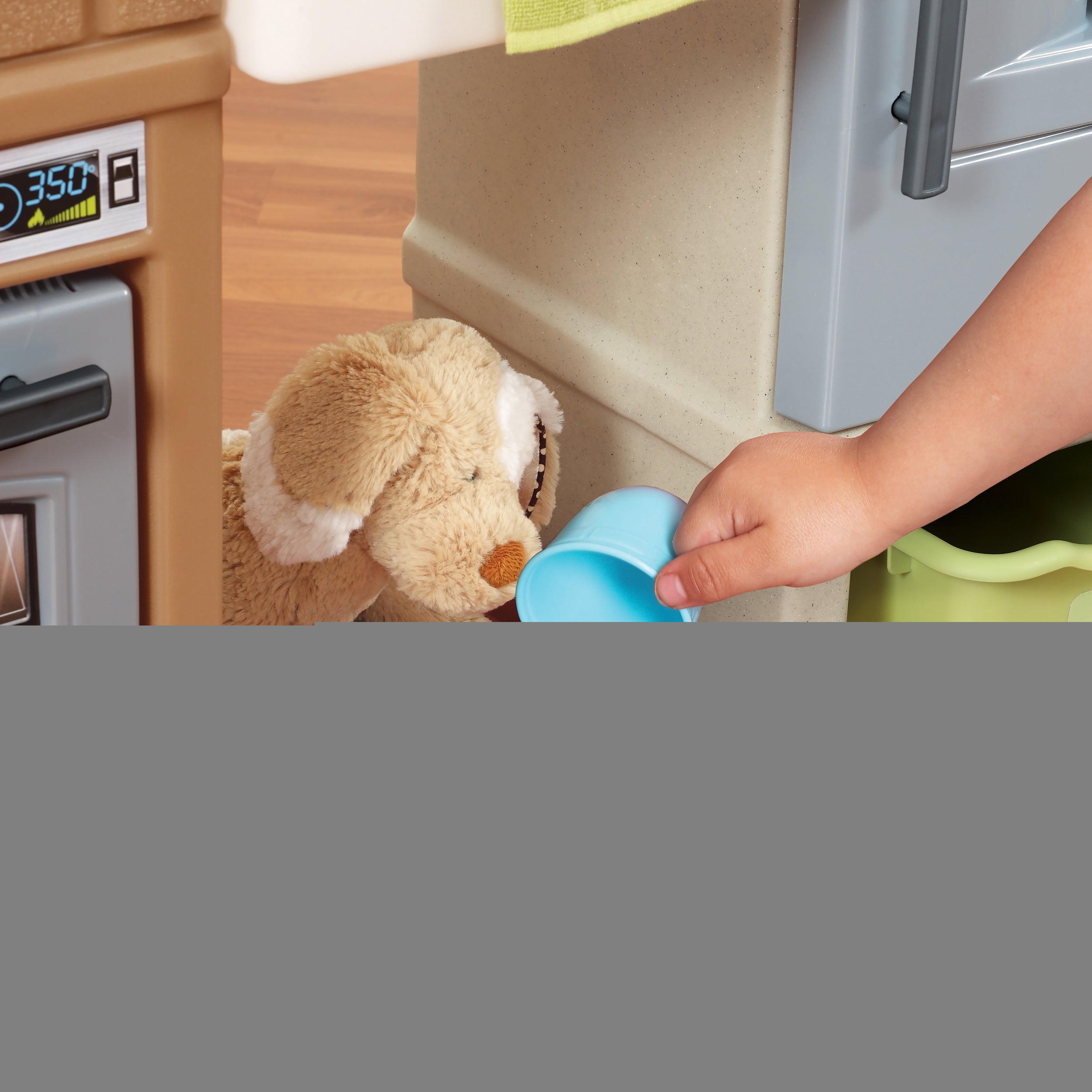 2026 Step2 Heart of the Home Brown Toddler Play Kitchen Set