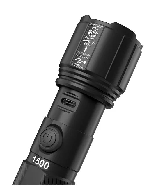 2026 Duracell Hybrid Flashlight, 1500 Lumens, 4-count
