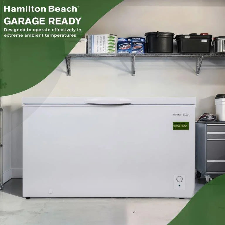 2026 Hamilton Beach 14 Cu. ft. Chest Freezer, HZ7941-3BCOM, White