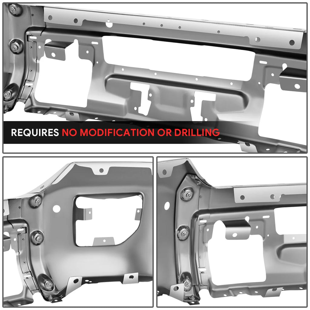 Modular Style Front Bumper w/ Parking Sensor Holes15-19 GMC Sierra 2500 3500 HD