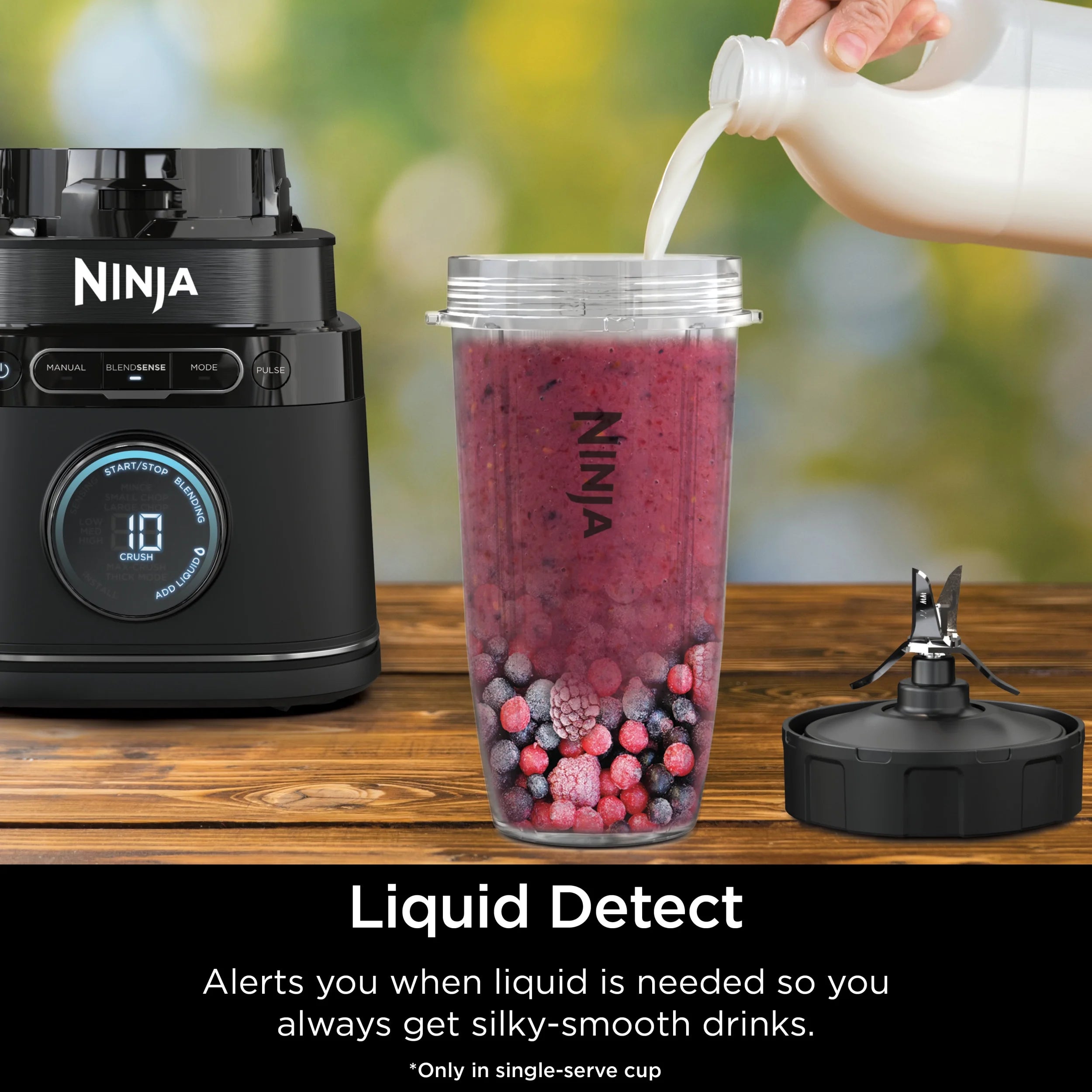 2026 Ninja Detect Kitchen System Power Blender + Processor with Blend Sense Technology, Silver, TB400