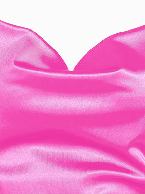 2026 Side Slit Satin Sexy Short Homecoming Dress