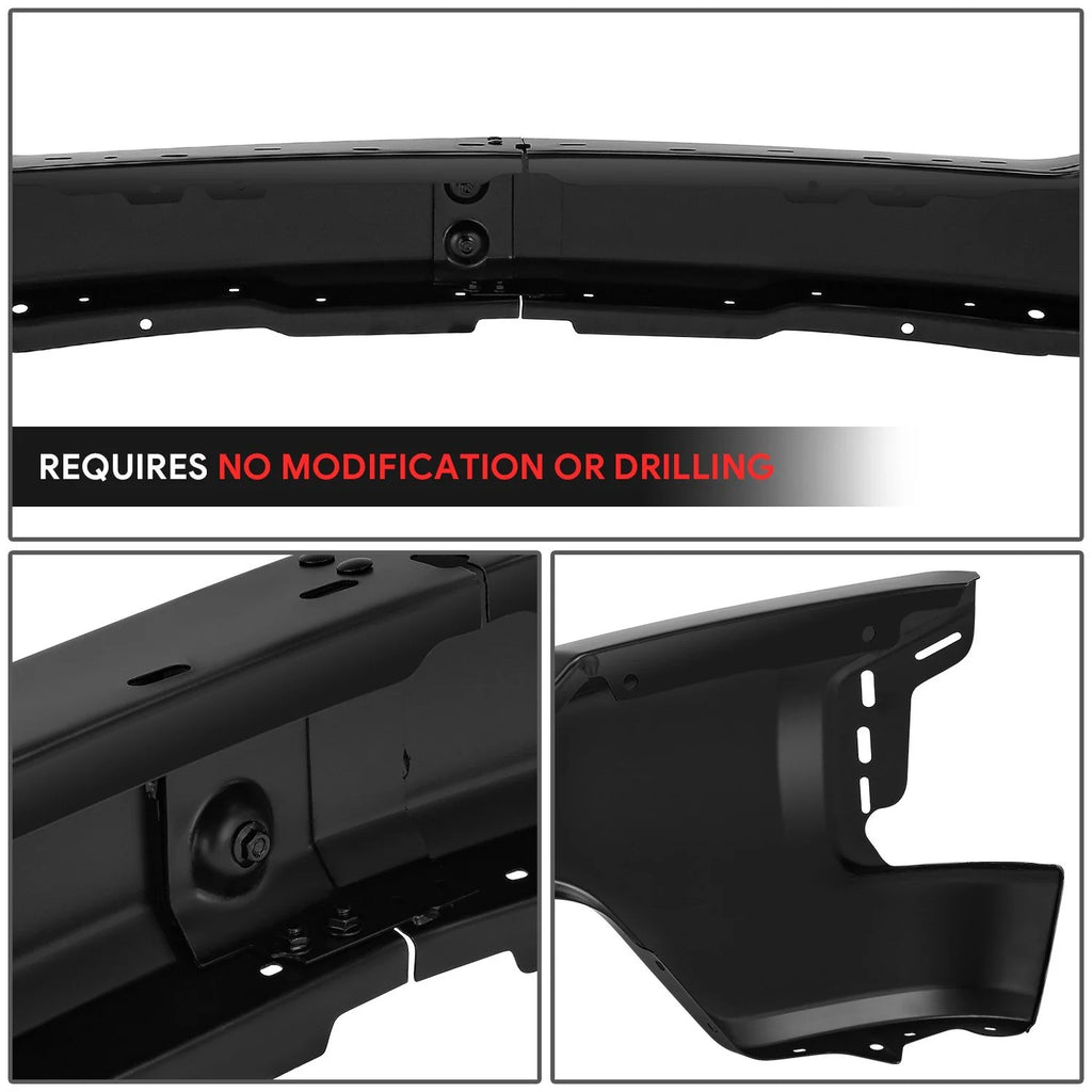 Modular Style Front Bumper w/o Parking Sensor Holes 19-21 Chevy Silverado 1500, 2022 LTD