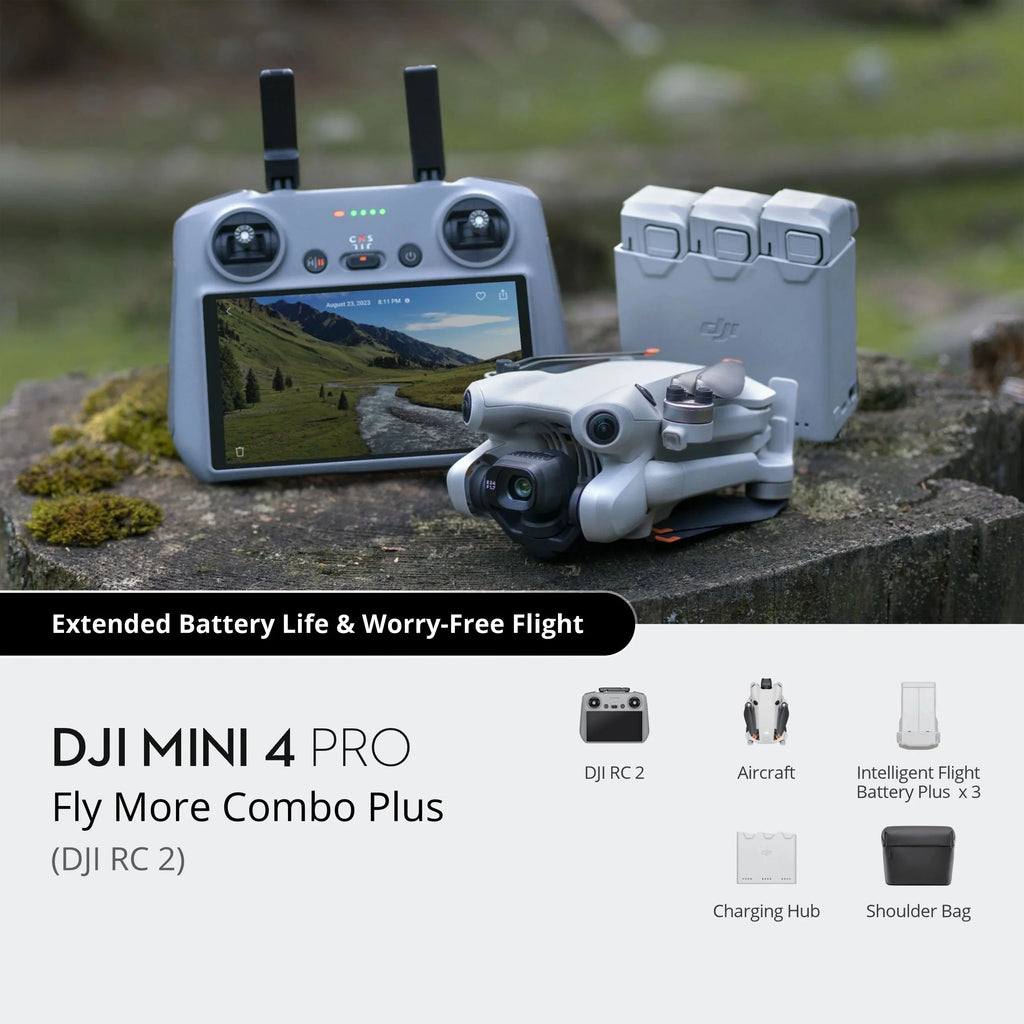 2026 DJI Mini 4 Pro Fly More Combo with DJI RC 2 Controller