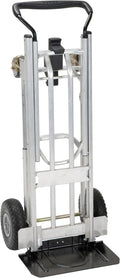 2026 4-in-1 folding hand truck with puncture-proof wheels