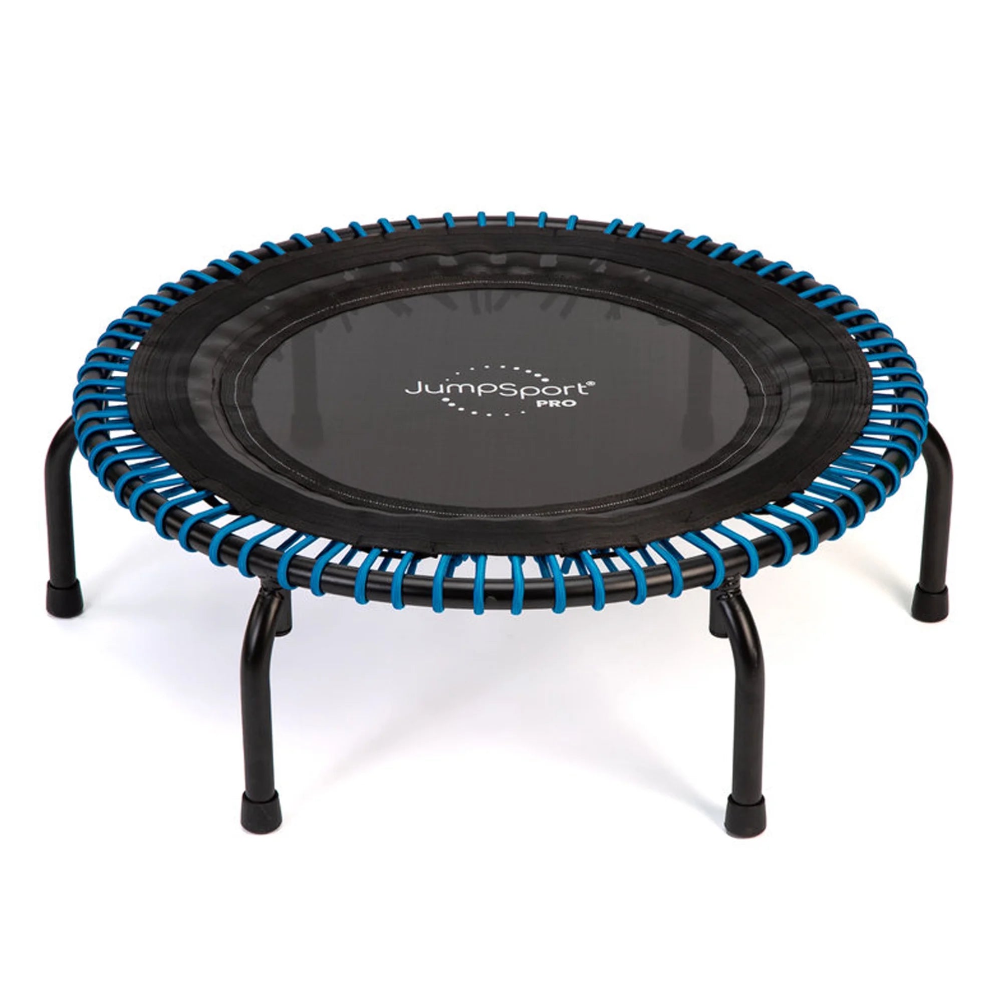 2026 JumpSport 350 Pro Fitness 39" Cardio Workout Indoor Trampoline, Teal/Black